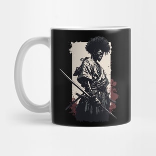 Afro-American Samurai Mug